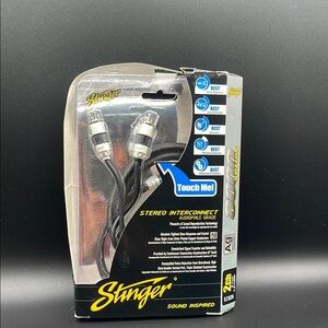 Black Stereo Interconnect Cable